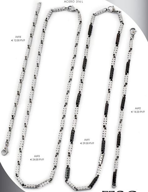 Collares y gargantillas de acero (GA-012)